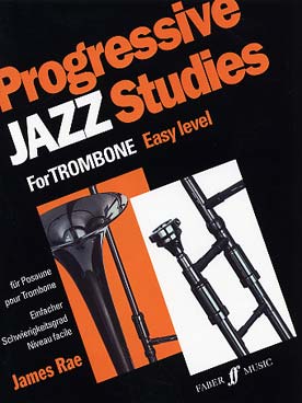 Illustration de Progressive jazz studies for trombone