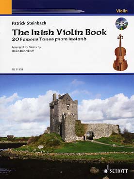 Illustration irish violin book avec cd
