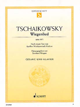 Illustration tchaikovsky berceuse op. 16/1