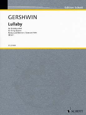 Illustration gershwin lullaby pour quatuor a cordes