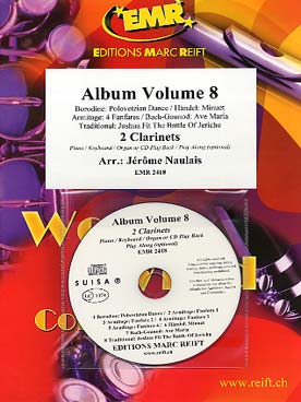 Illustration de ALBUM (tr. Naulais) pour 2 clarinettes et piano/orgue avec CD play-along - Vol. 3 : Stanley, Haendel et autres