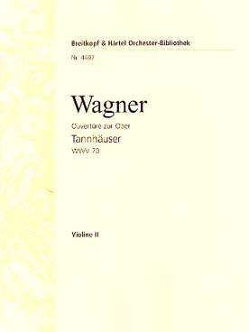 Illustration de Tannhäuser, ouverture (Dresden version) - Violon 2