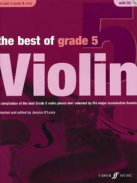 Illustration the best of grade : grade 5 violon