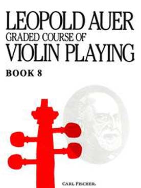 Illustration auer graded course violin playing vol. 8