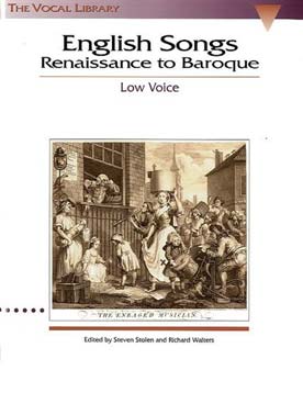 Illustration de ENGLISH SONGS : RENAISSANCE TO BAROQUE - Voix basse
