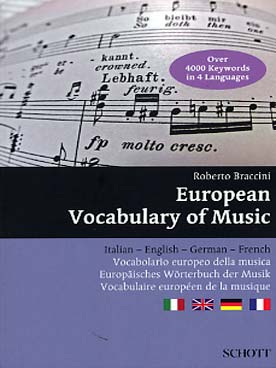 Illustration de Vocabulaire européen de la musique (italien/anglais/allemand/français)