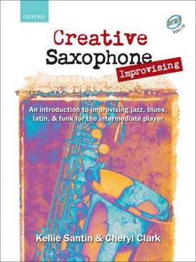 Illustration santin/clark creative sax improvising+cd