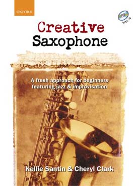 Illustration santin/clark creative saxophone