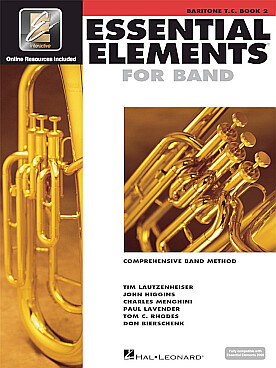 Illustration de ESSENTIAL ELEMENTS FOR BAND : méthode pour l'orchestre à l'école et  l'orchestre d'harmonie   - Vol. 2 avec CD play-along (anglais)