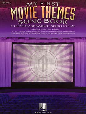 Illustration de MY FIRST MOVIE THEMES SONGBOOK : 30 thèmes de film arr. pour piano facile