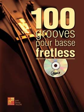 Illustration de 100 Grooves bass fretless avec CD