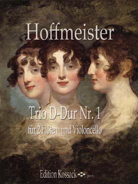 Illustration de Trio N° 1 en ré M pour 2 flûtes et violoncelle