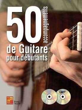 Illustration de 50 Accompagnements pour guitariste débutant avec CD et DVD