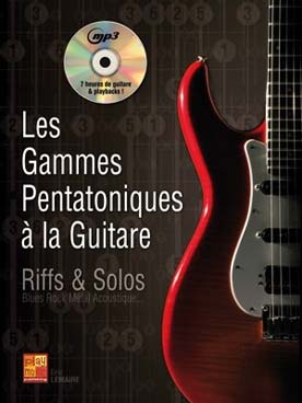 Illustration de Gammes pentatoniques pour guitare classique avec CD et DVD