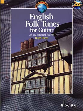 Illustration english folk tunes avec cd guitare