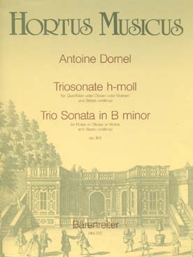 Illustration dornel triosonate op. 3/3 en si min