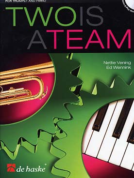 Illustration de TWO IS A TEAM : arrangements d'airs connus et compositions originales de même niveau de difficulté pour la trompette et le piano