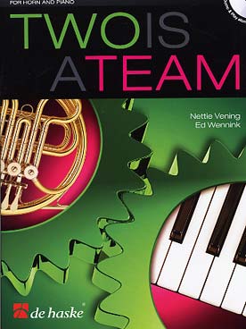 Illustration de TWO IS A TEAM : arrangements d'airs connus et compositions originales de même niveau de difficulté pour le cor et le piano