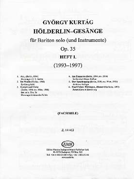 Illustration kurtag friedrich holderlin op. 35