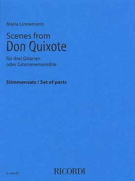 Illustration de Scènes de Don Quichotte pour 3 guitares ou ensemble de guitares - Parties séparées seules