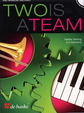 Illustration de TWO IS A TEAM : arrangements d'airs connus et compositions originales de même niveau de difficulté pour le trombone et le piano