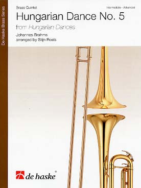 Illustration de Danse hongroise N° 5, arr. Roels pour quintette de cuivres