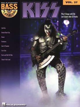Illustration de BASS PLAY ALONG - Vol.27 : KISS