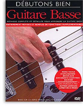 Illustration de DEBUTONS BIEN LA GUITARE BASSE avec DVD