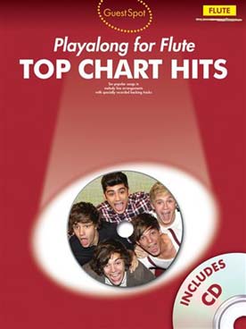 Illustration de GUEST SPOT TOP CHART HITS Thèmes célèbres avec CD d'accompagnement