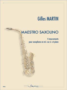 Illustration de Maestro Saxolino pour saxophone alto ou ténor
