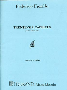 Illustration de 36 Caprices-études - éd. Durand