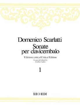 Illustration de Sonates pour clavecin (édition Fadini) - Vol. 1