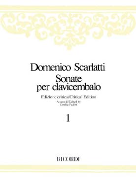 Illustration de Sonates pour clavecin (édition Fadini) - Vol. 1