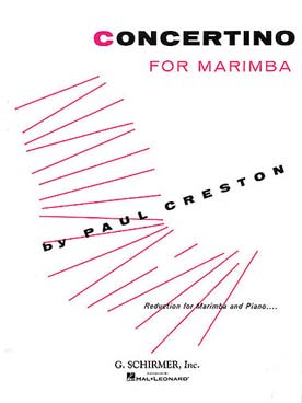 Illustration de Concertino pour marimba et piano