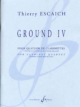 Illustration de Ground IV pour quatuor de clarinettes