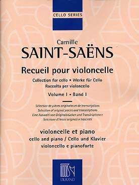 Illustration de Recueil pour violoncelle : sélection de pièces originales et de transcriptions - Vol. 1