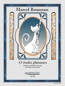 Illustration de 13 Études plaisantes pour clarinette ou clarinette basse