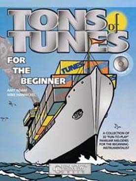 Illustration de TONS OF TUNES for the beginner avec CD play-along pour saxophone soprano ou ténor