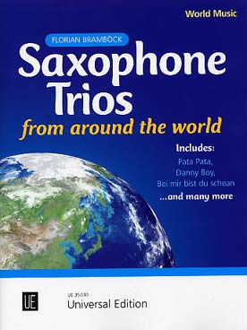 Illustration de Saxophone trios from around the world