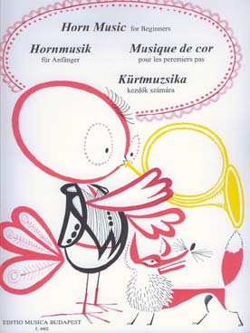 Illustration musique premiers pas cor
