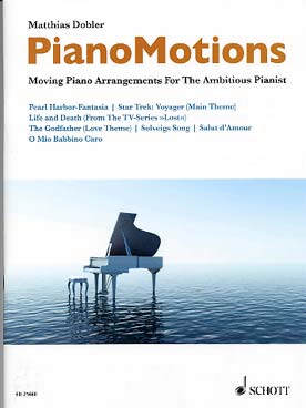 Illustration de PIANO MOTIONS : arrangements de musique de films pour pianiste confirmé