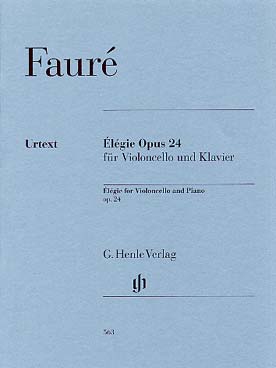 Illustration faure elegie op. 24
