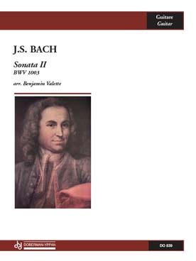 Illustration de Sonate pour violon N° 2 BWV 1003 (tr. Valette)