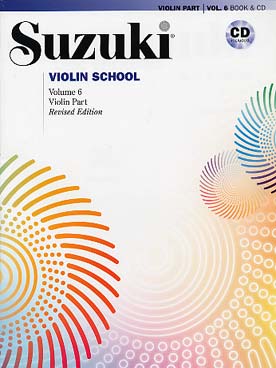 Illustration suzuki violin school  vol. 6 revise +cd