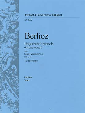 Illustration de Marche hongroise de la Damnation de Faust op. 24 - Conducteur
