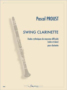 Illustration de Swing clarinette, études rythmiques de moyenne difficulté (solos et duos)