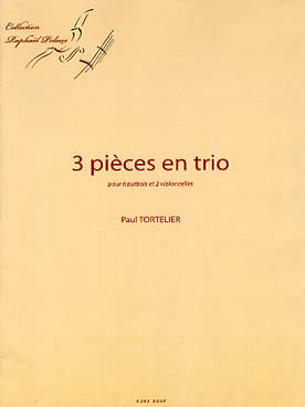 Illustration de 3 Pièces en trio pour hautbois et 2 violoncelles
