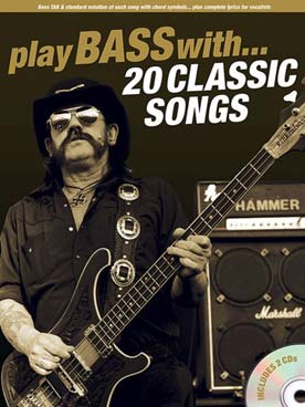 Illustration de PLAY BASS WITH - 20 Classic songs