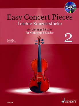 Illustration de EASY CONCERT PIECES avec accès audio en ligne - Vol. 2 : 19 pièces du 17e au 20e siècle