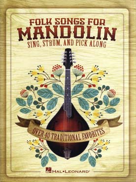 Illustration folk songs for mandolin